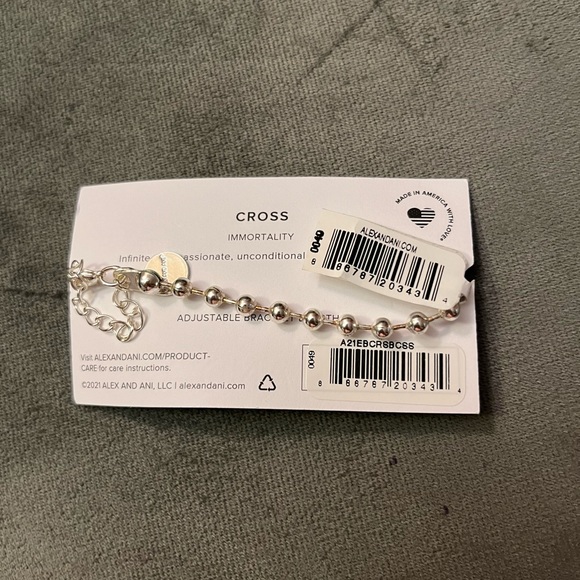 Authentic alex and Ani Cross Immortality bracelet! New! - Picture 2 of 3